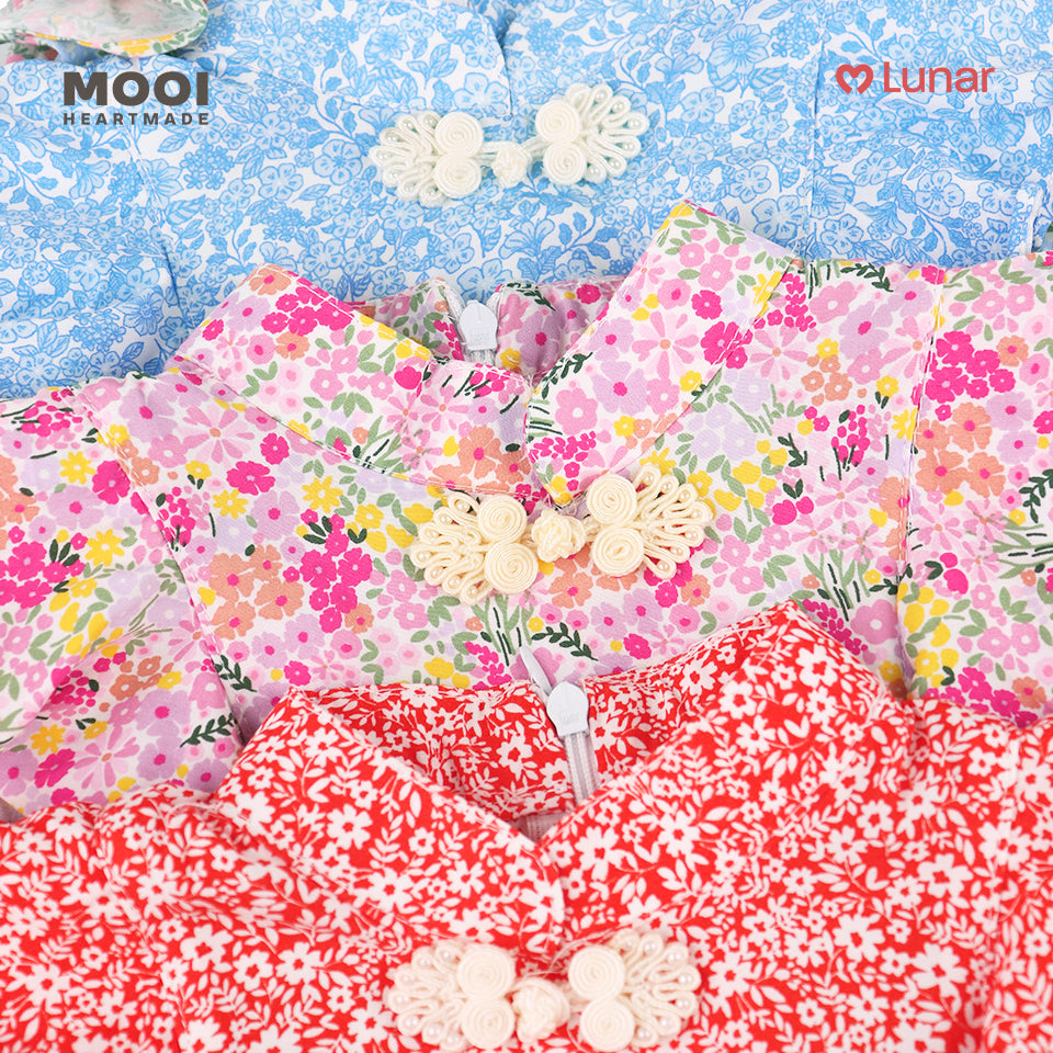 Mooi Dress Anak Perempuan Lunar Collection Daisy Cheongsam Dress