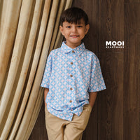 Mooi Atasan Batik Kemeja Anak Laki-Laki Mahesa Batik Shirt