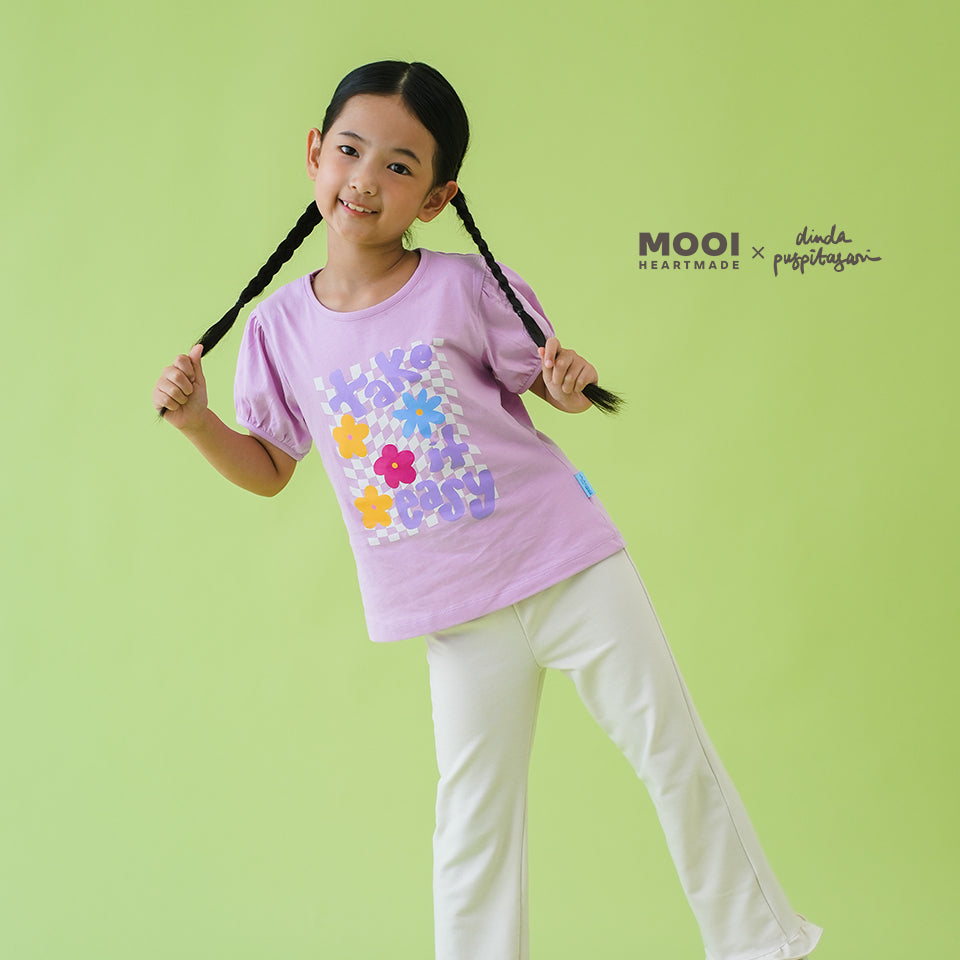 Mooi X Dinda Puspitasari Kaos Anak Perempuan T-shirt Graphic Tee Girls