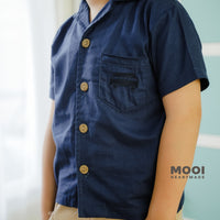 Mooi Kemeja Anak Laki-laki Arka Pocket Shirt