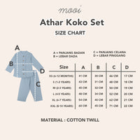 Mooi Setelan Koko Anak Athar Koko Set Raya Collection