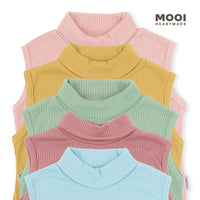 Mooi Atasan Anak Perempuan Yumiko Rib Top