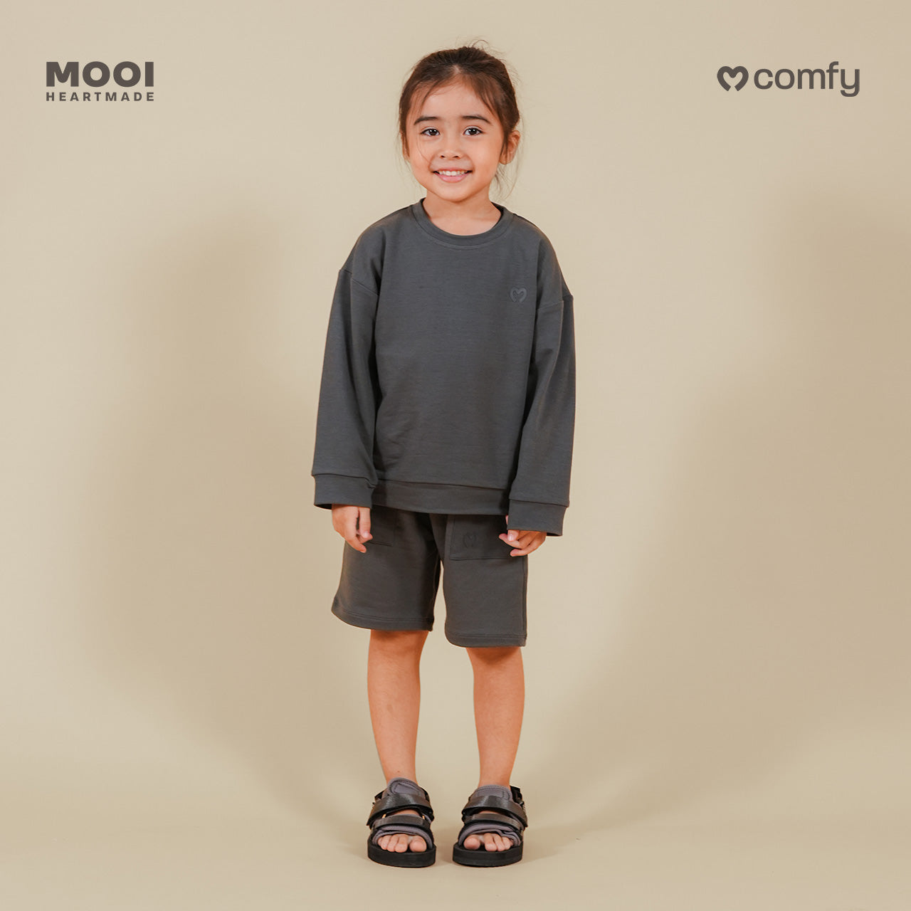 Mooi Sweater Anak Unisex Comfy Sweater Basic Kids