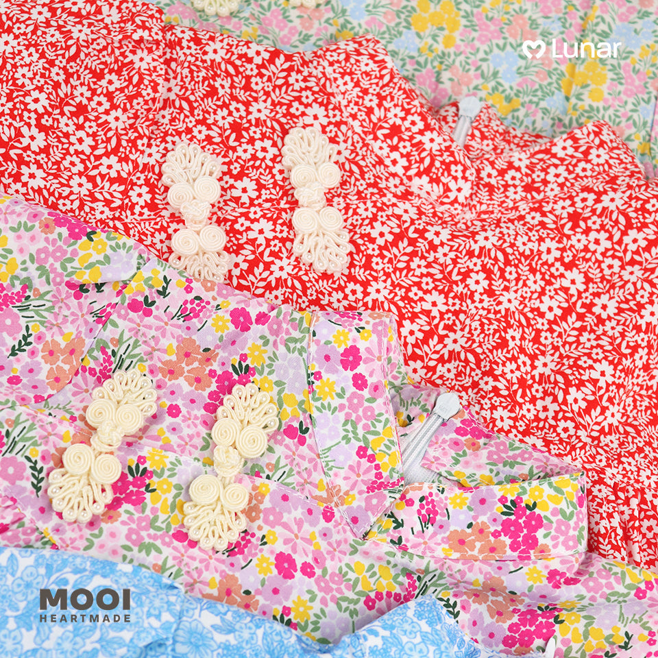 Mooi Dress Anak Perempuan Lunar Collection Rosie Cheongsam Dress