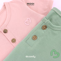Mooi Setelan Bayi Comfy Baby Short Basic Set