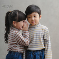 Mooi Atasan Anak Ren Turtle Neck Striped