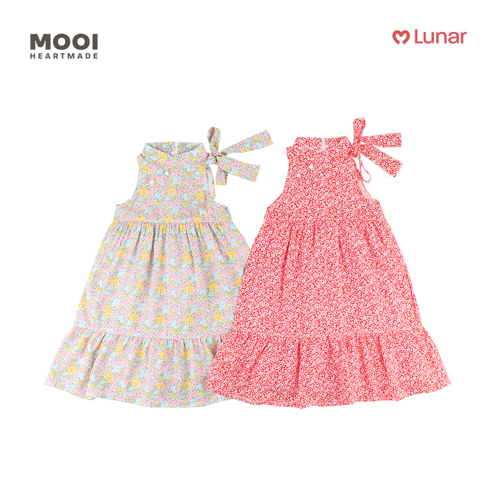 Mooi Dress Anak Perempuan Lunar Collection Peony Cheongsam Dress