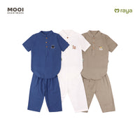 Mooi Adam Koko Set Setelan Koko Anak Raya Collection