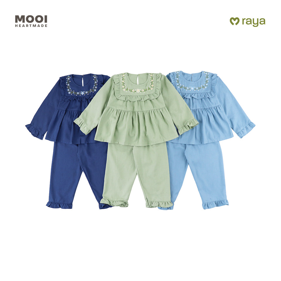 Mooi Setelan Anak Perempuan Raya Collection Sabiyah Tunic Set