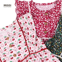 Mooi Dress Anak Perempuan Christmas Collection Eve Ruffle Dress