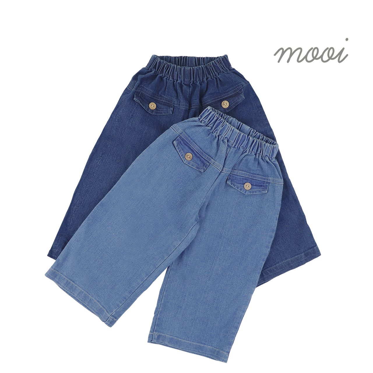 Mooi Celana Jeans Anak Jane Denim Cullotes
