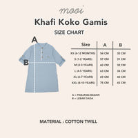 Mooi Atasan Anak Laki-Laki Khafi Koko Gamis Anak Raya Collection
