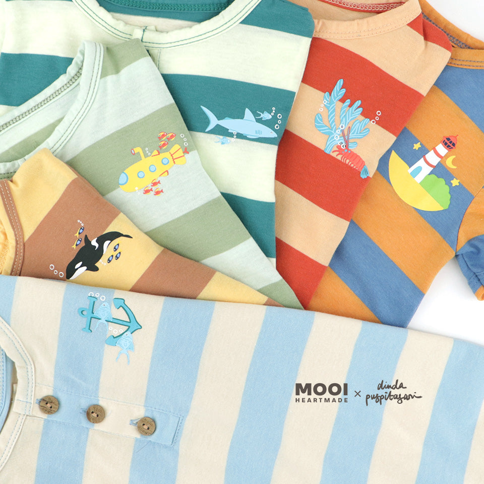 Mooi X Dinda Puspitasari Jumper Bayi Noel Striped Jumper