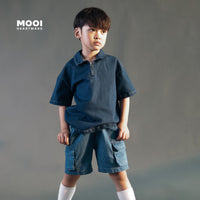 Mooi Kemeja Jeans Anak Laki-Laki Arlan Denim Shirt