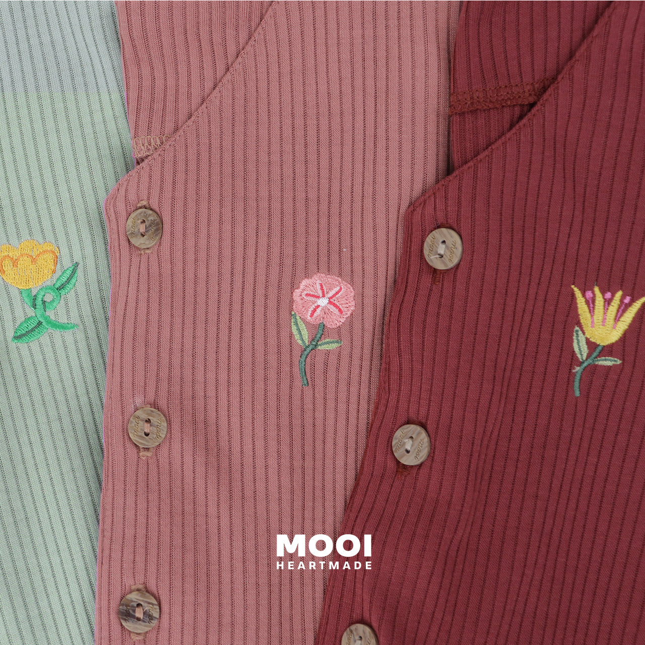 Mooi Cardigan Anak Sunny Rib Cardigan