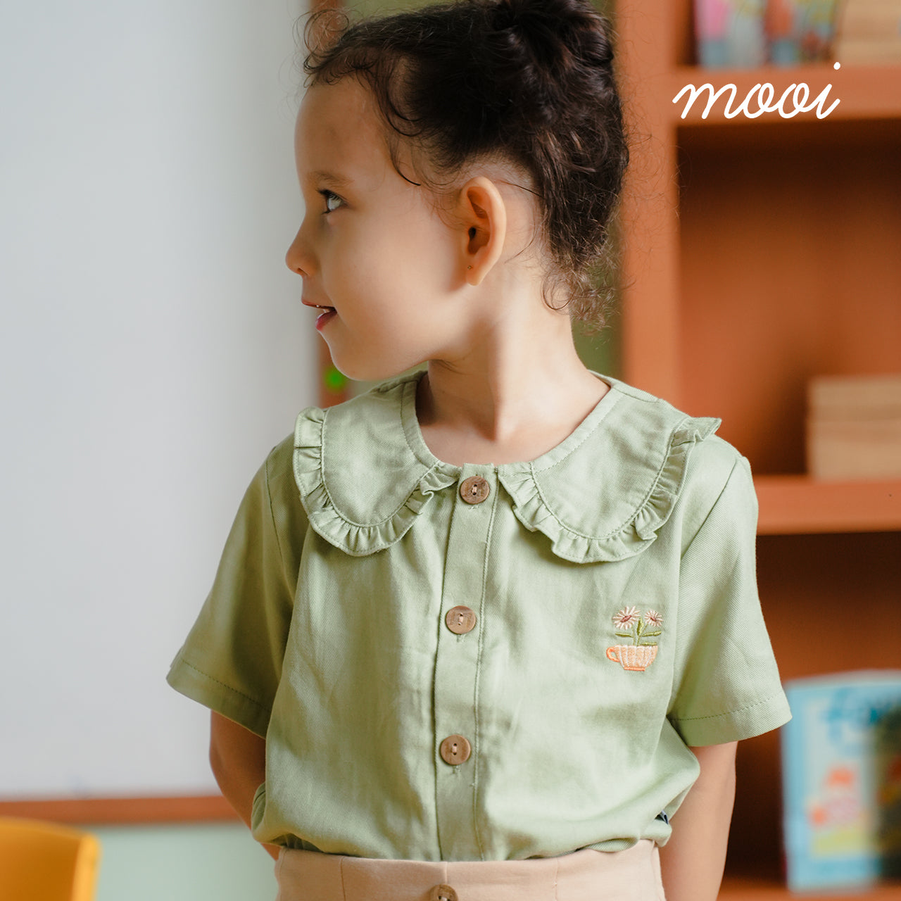 Mooi Atasan Anak Perempuan Melody Shirt