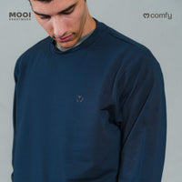 Mooi Sweater Dewasa Unisex Comfy Sweater Basic Adult