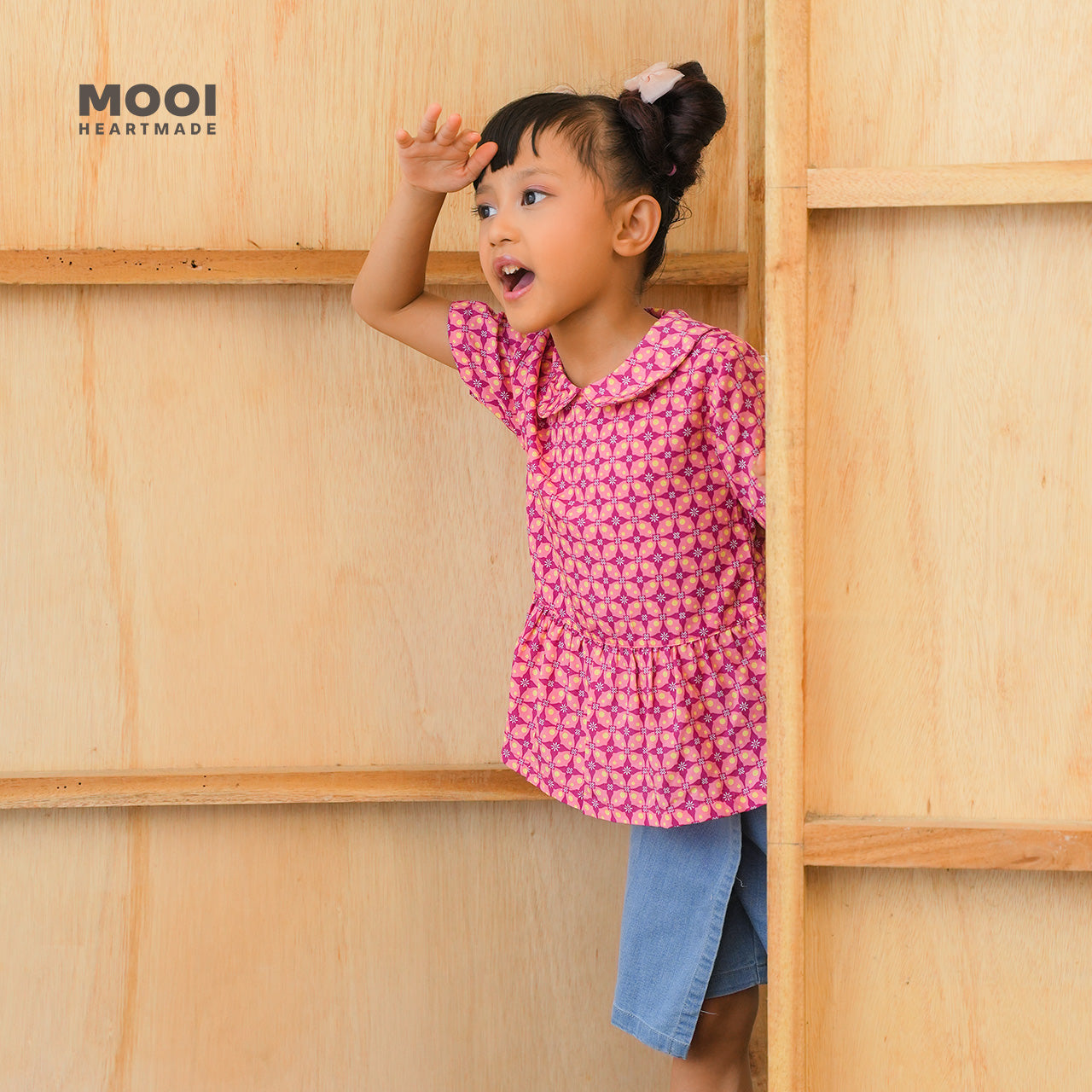 Mooi Atasan Batik Anak Perempuan Aruna Batik Top