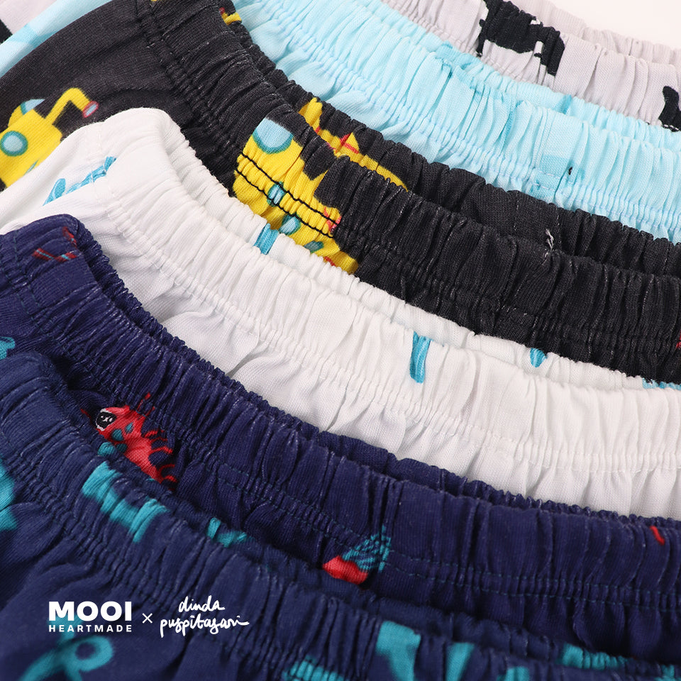 Mooi X Dinda Puspitasari Setelan Anak Laki-Laki Riyu Set