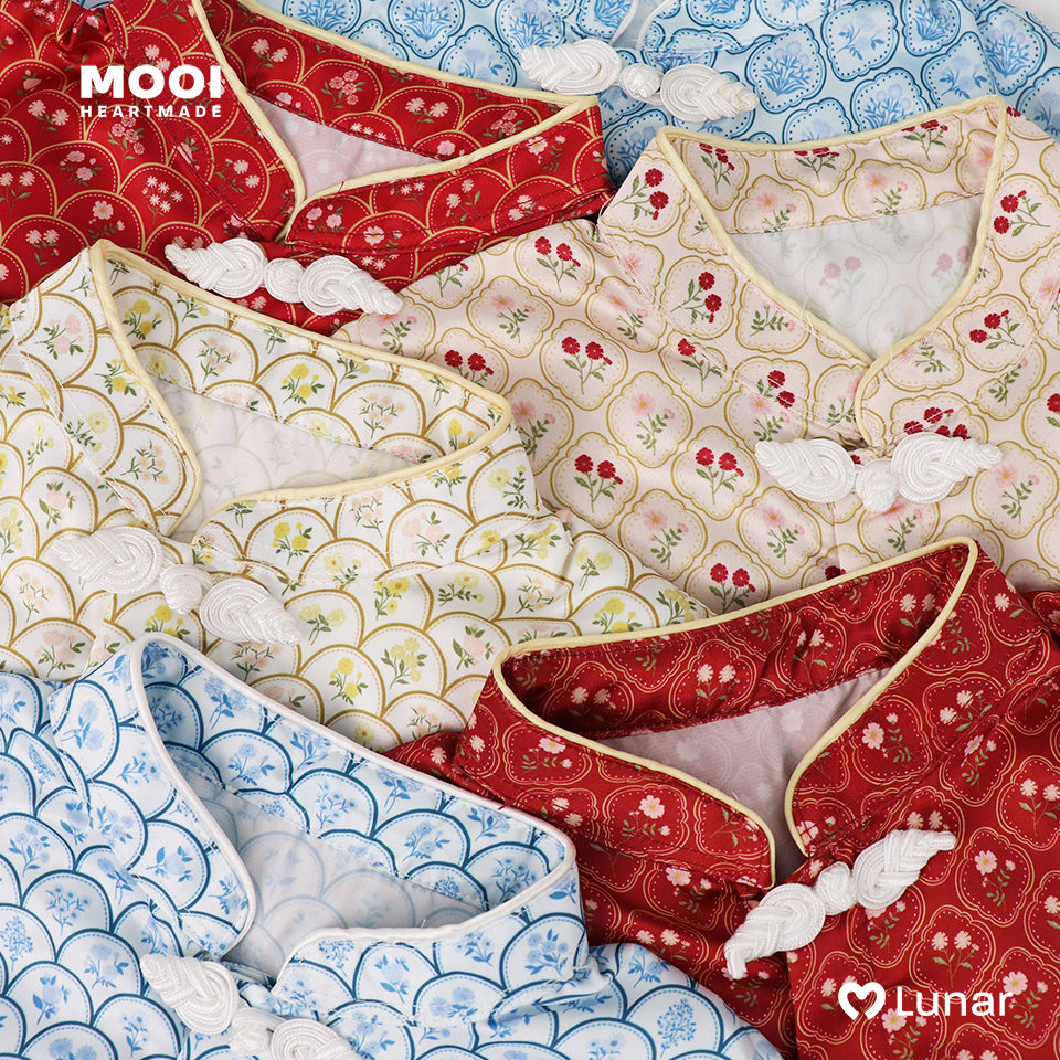 Mooi Kemeja Anak Laki-Laki Lunar Collection Zhen Cheongsam Shirt