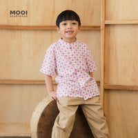 Mooi Atasan Batik Kemeja Anak Laki-Laki Sadewa Batik Shirt