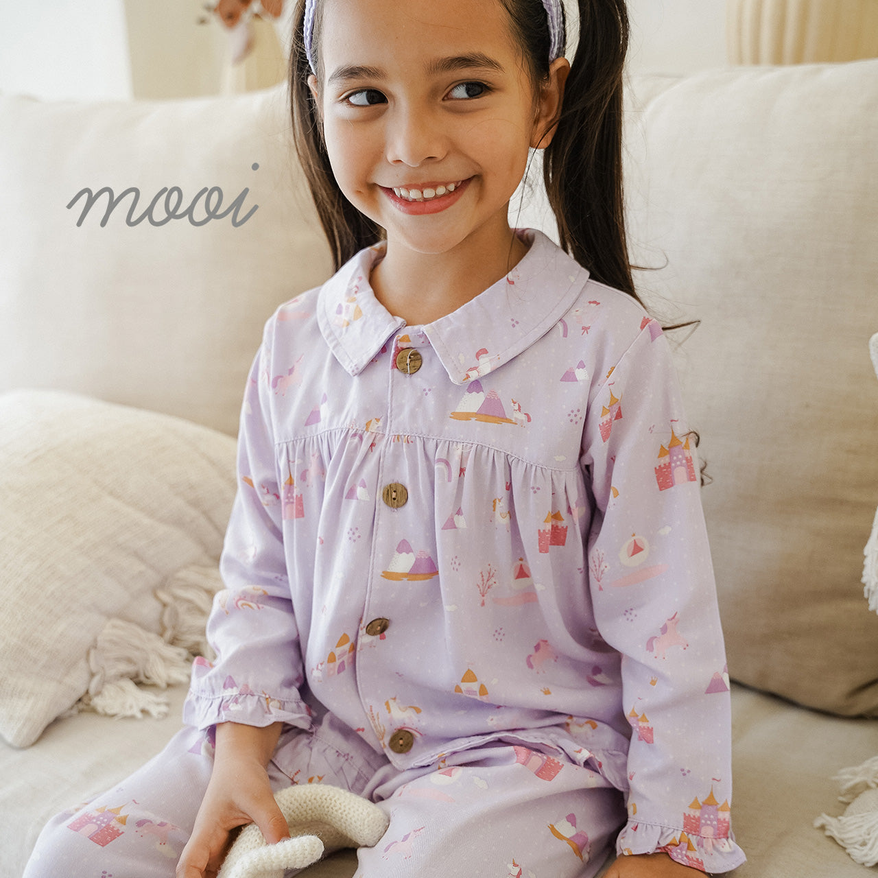 Mooi Piyama Panjang Anak Baju Tidur Cheryl Anak Long Pajamas Kids