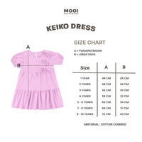 Mooi Dress Anak Perempuan Keiko Dress