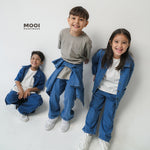 Mooi Celana Jeans Anak Kids Denim Nobi Long Cargo Pants