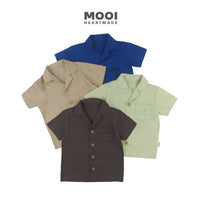 Mooi Kemeja Anak Laki-laki Arka Pocket Shirt