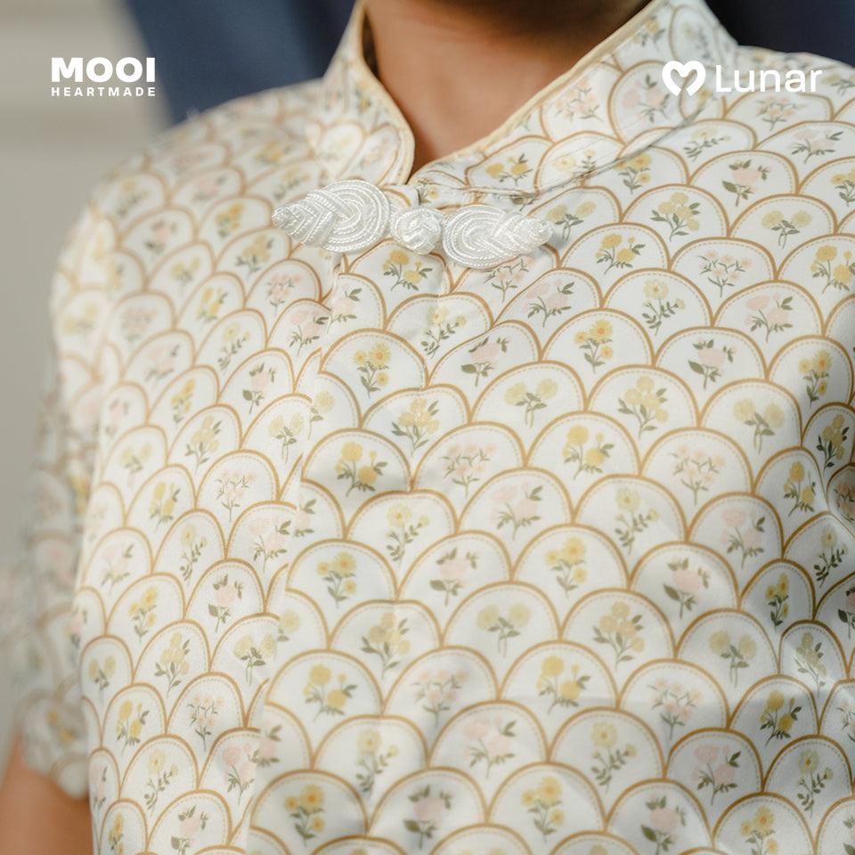 Mooi Kemeja Anak Laki-Laki Lunar Collection Zhen Cheongsam Shirt