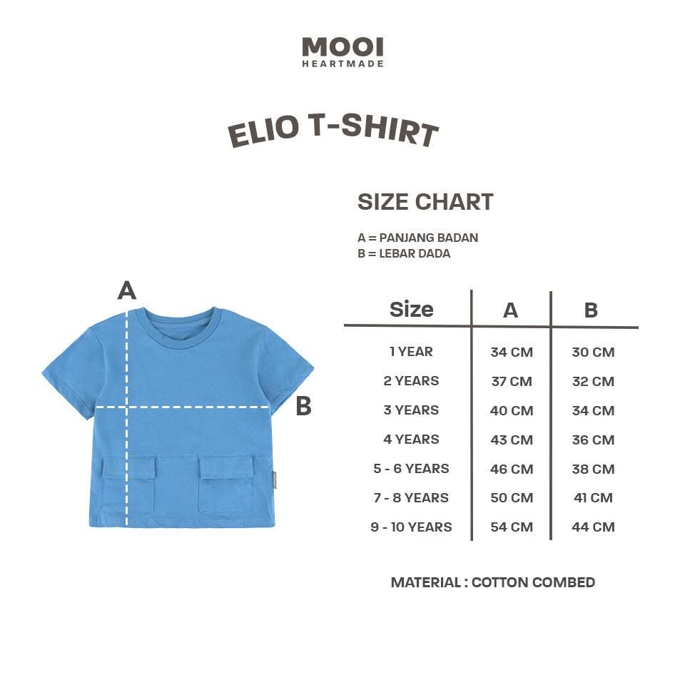 Mooi Kaos Anak Laki - Laki Elio T-Shirt