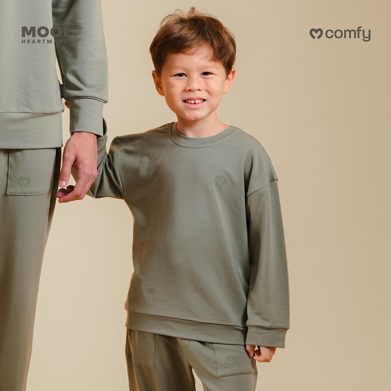 Mooi Sweater Anak Unisex Comfy Sweater Basic Kids