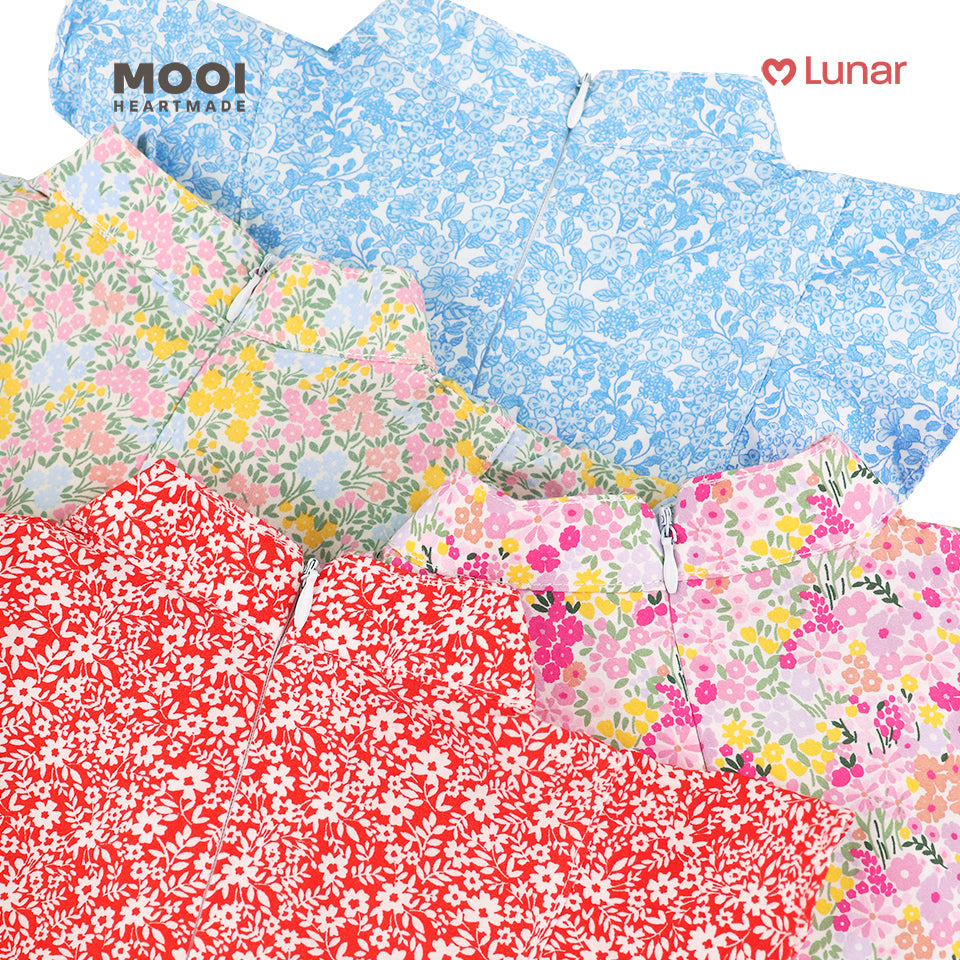 Mooi Dress Anak Perempuan Lunar Collection Daisy Cheongsam Dress