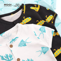 Mooi X Dinda Puspitasari Setelan Bayi Jose Button Set