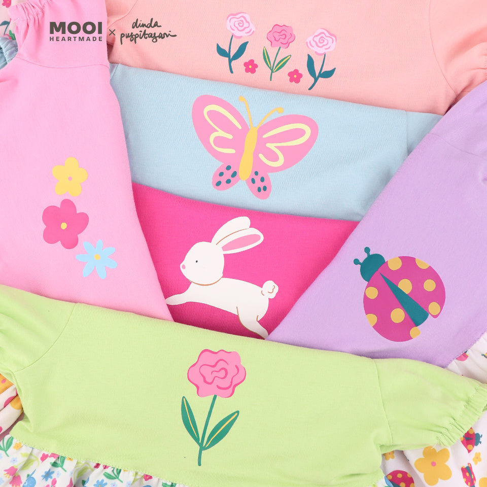 Mooi X Dinda Puspitasari Dress Anak Perempuan Mely Dress