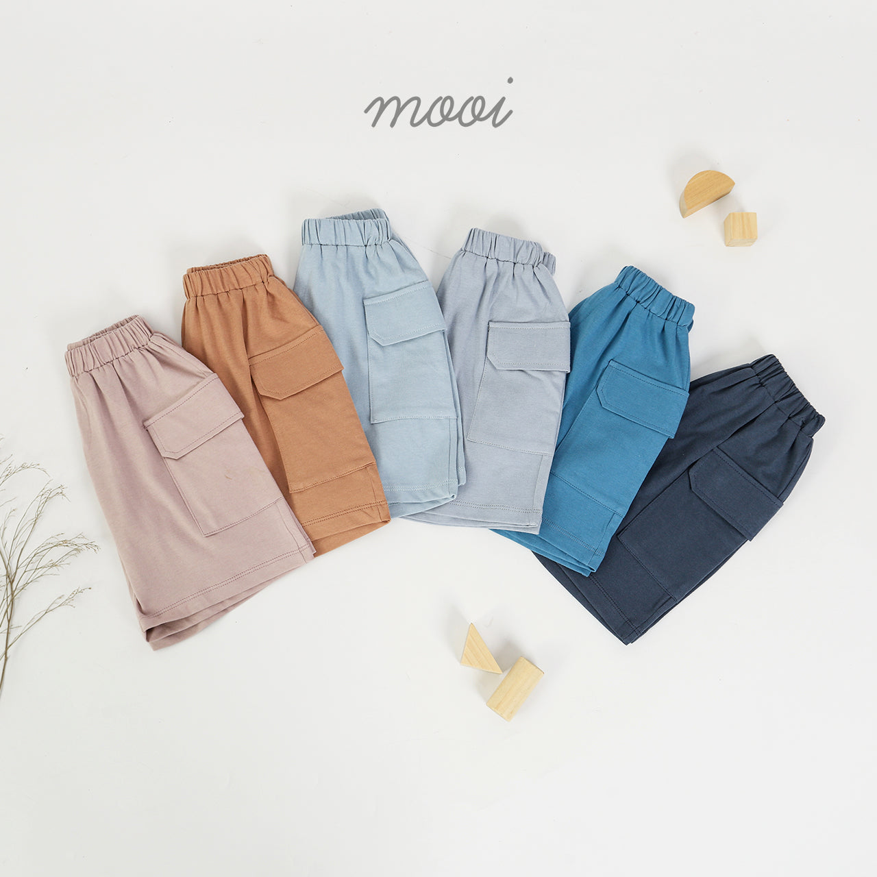 Mooi Celana Pendek Anak Farel Pocket Pants