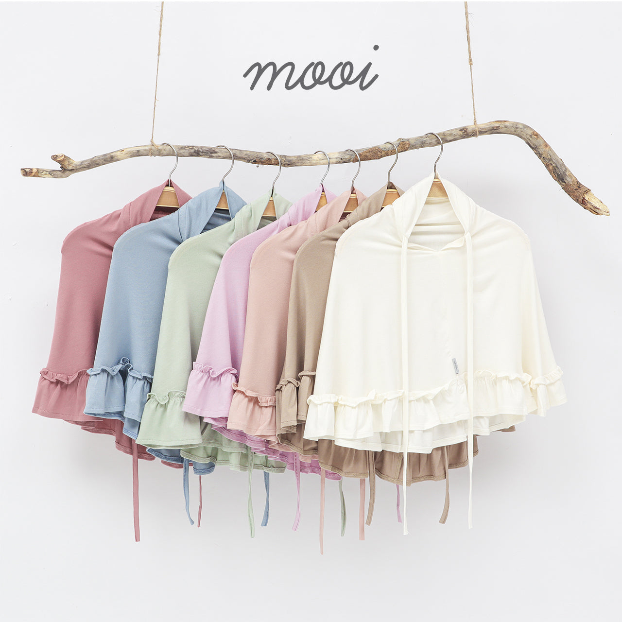 Mooi Hijab Ruffle Anak Jilbab Anak Perempuan