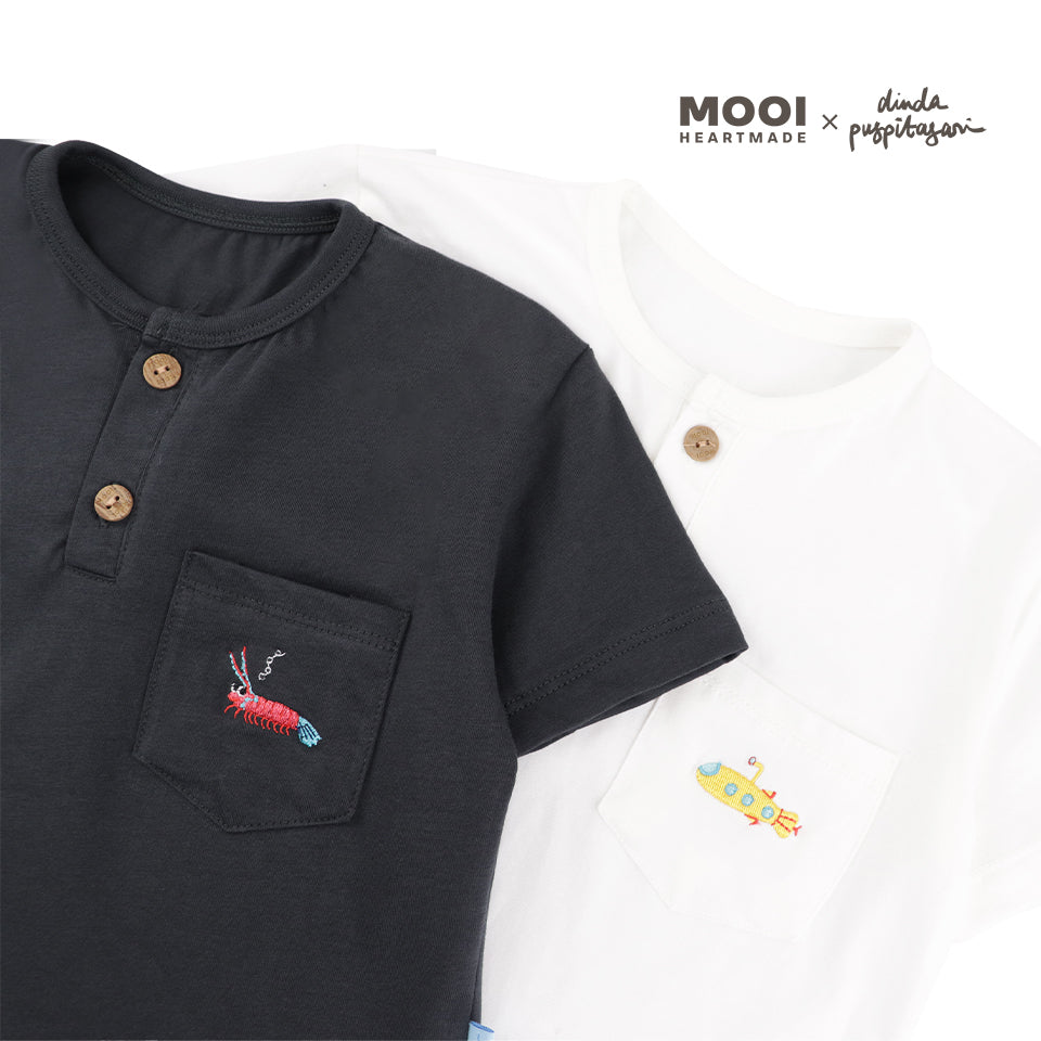 Mooi X Dinda Puspitasari Setelan Anak Louis Pocket Set