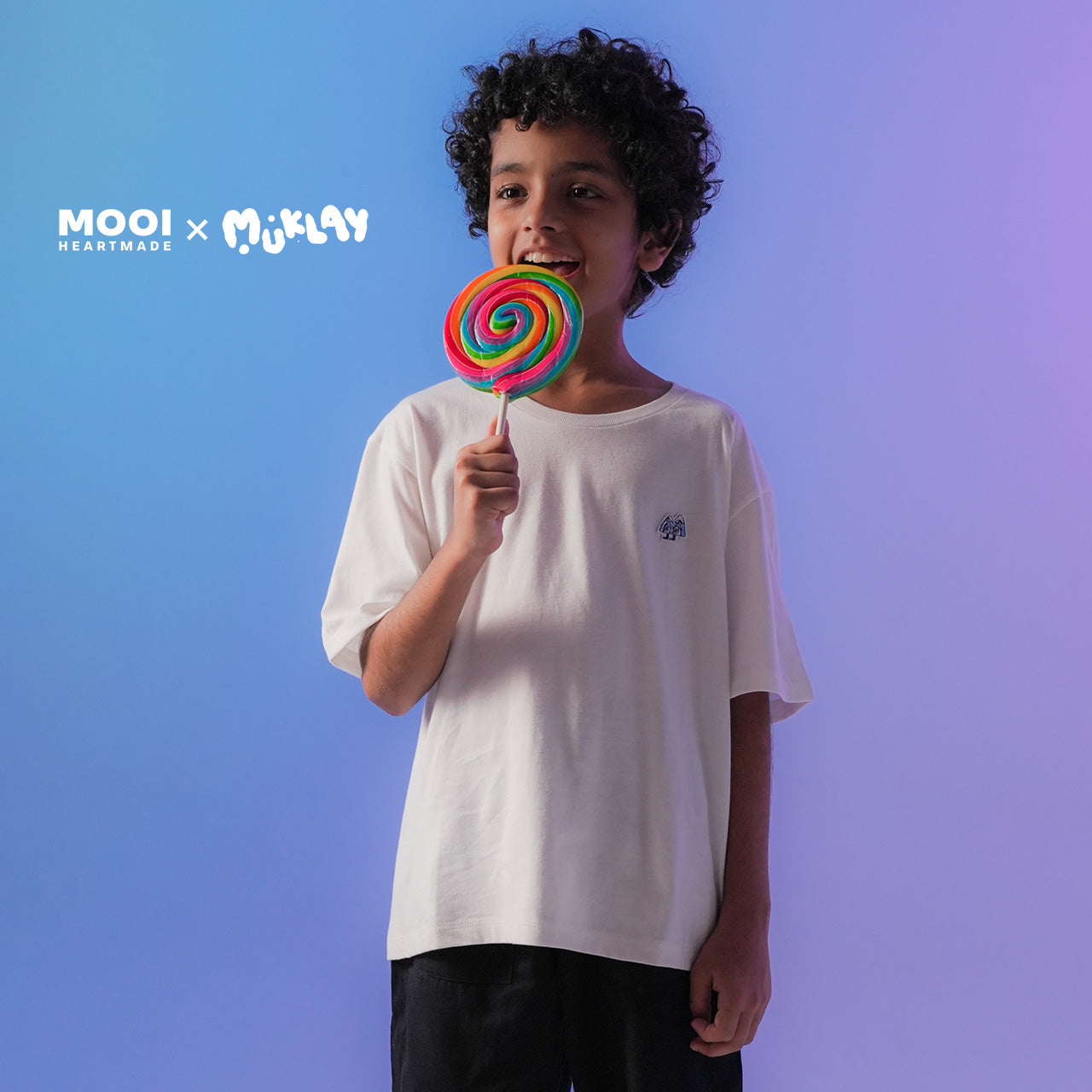 Mooi X Muklay Kaos Anak Unisex T-Shirt Basic Kids