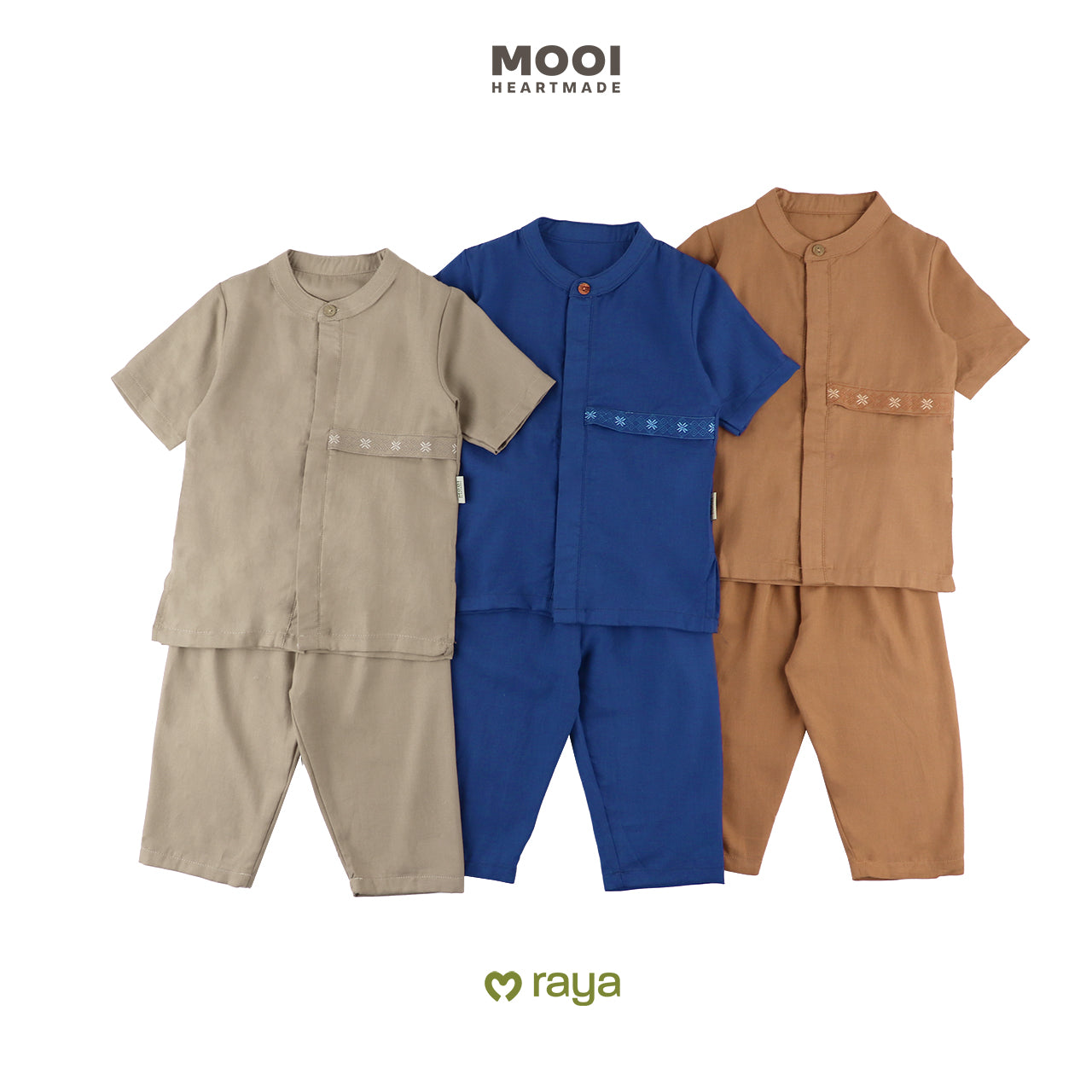 Mooi Taha Koko Set Setelan Koko Anak Raya Collection