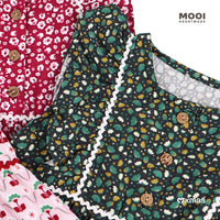 Mooi Dress Anak Perempuan Christmas Collection Eve Ruffle Dress