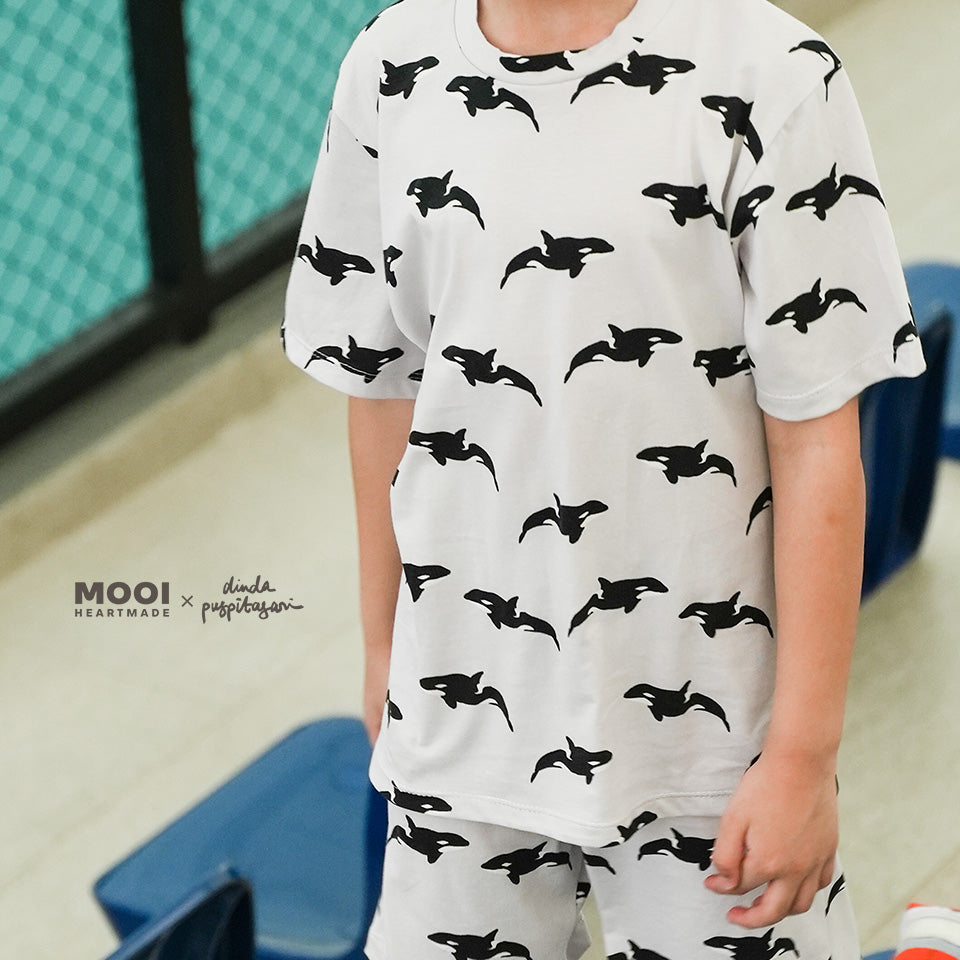 Mooi X Dinda Puspitasari Setelan Anak Laki-Laki Riyu Set