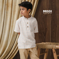 Mooi Atasan Batik Kemeja Anak Laki-Laki Kanaka Batik Shirt