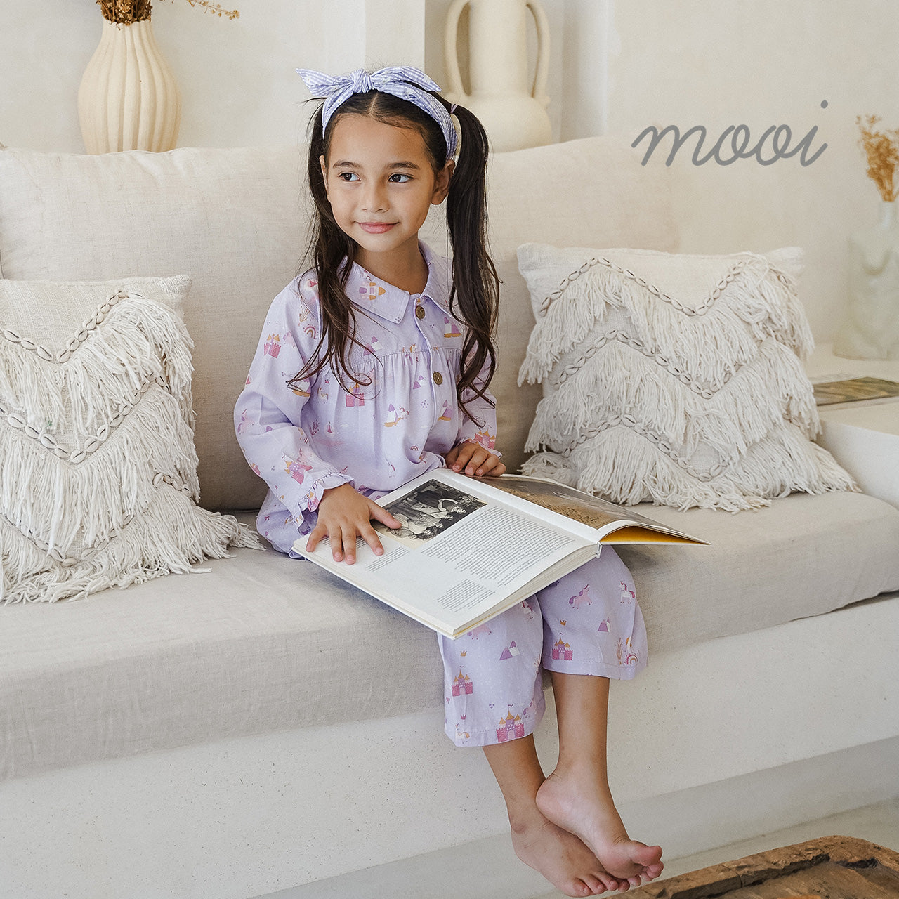 Mooi Piyama Panjang Anak Baju Tidur Cheryl Anak Long Pajamas Kids