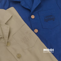 Mooi Kemeja Anak Laki-laki Arka Pocket Shirt
