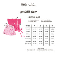 Mooi X Dinda Puspitasari Setelan Anak Perempuan Angel Set