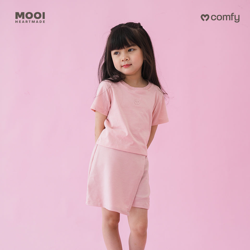 Mooi Rok Celana Skort Anak Perempuan Comfy Skort Basic Pants