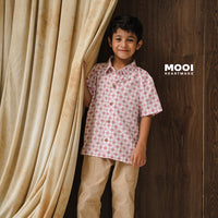 Mooi Atasan Batik Kemeja Anak Laki-Laki Mahesa Batik Shirt