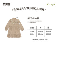 Mooi Tunik Wanita Atasan Wanita Raya Collection Yaseera Tunic