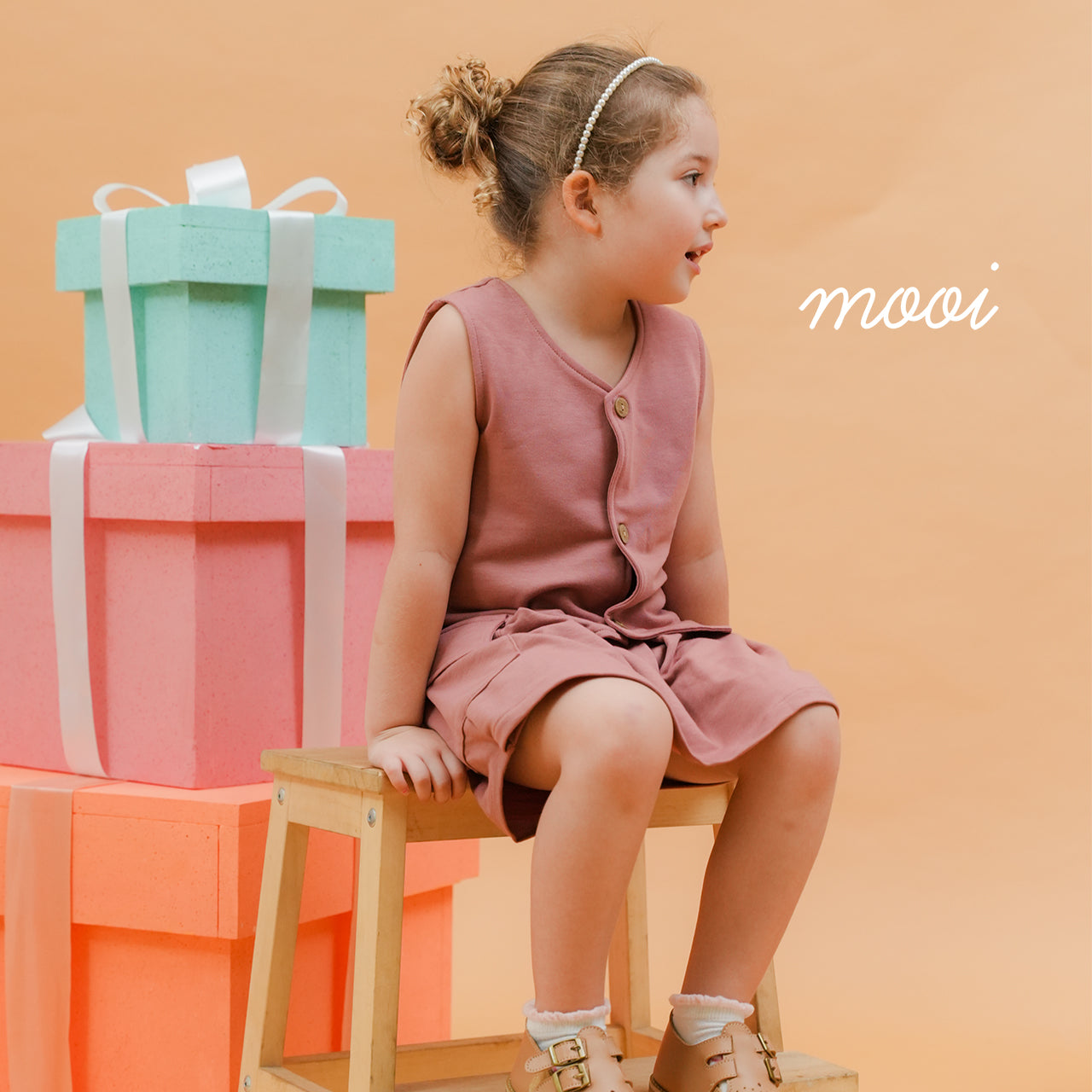 Mooi Rok Celana Skort Anak Perempuan Fionna Cargo Skort Pants